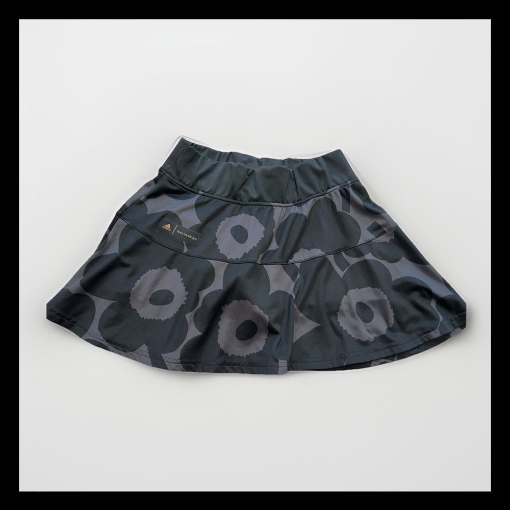 Adidas x Marimekko Collaboration Skirt Black Limited Edition Rare Sports Sz S
